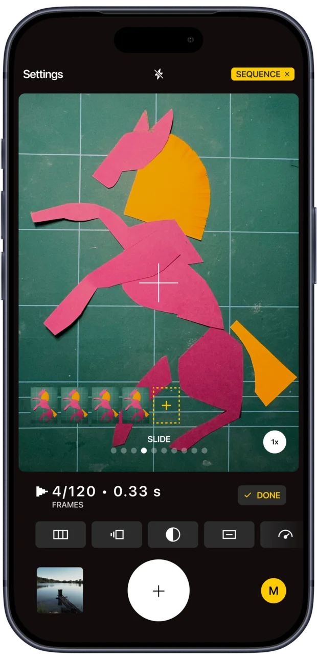 The sequence screen in Ordinary
